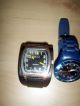Zwei Herren Armbanduhren Leder/ Kunsstoffarmband Armbanduhren Bild 3