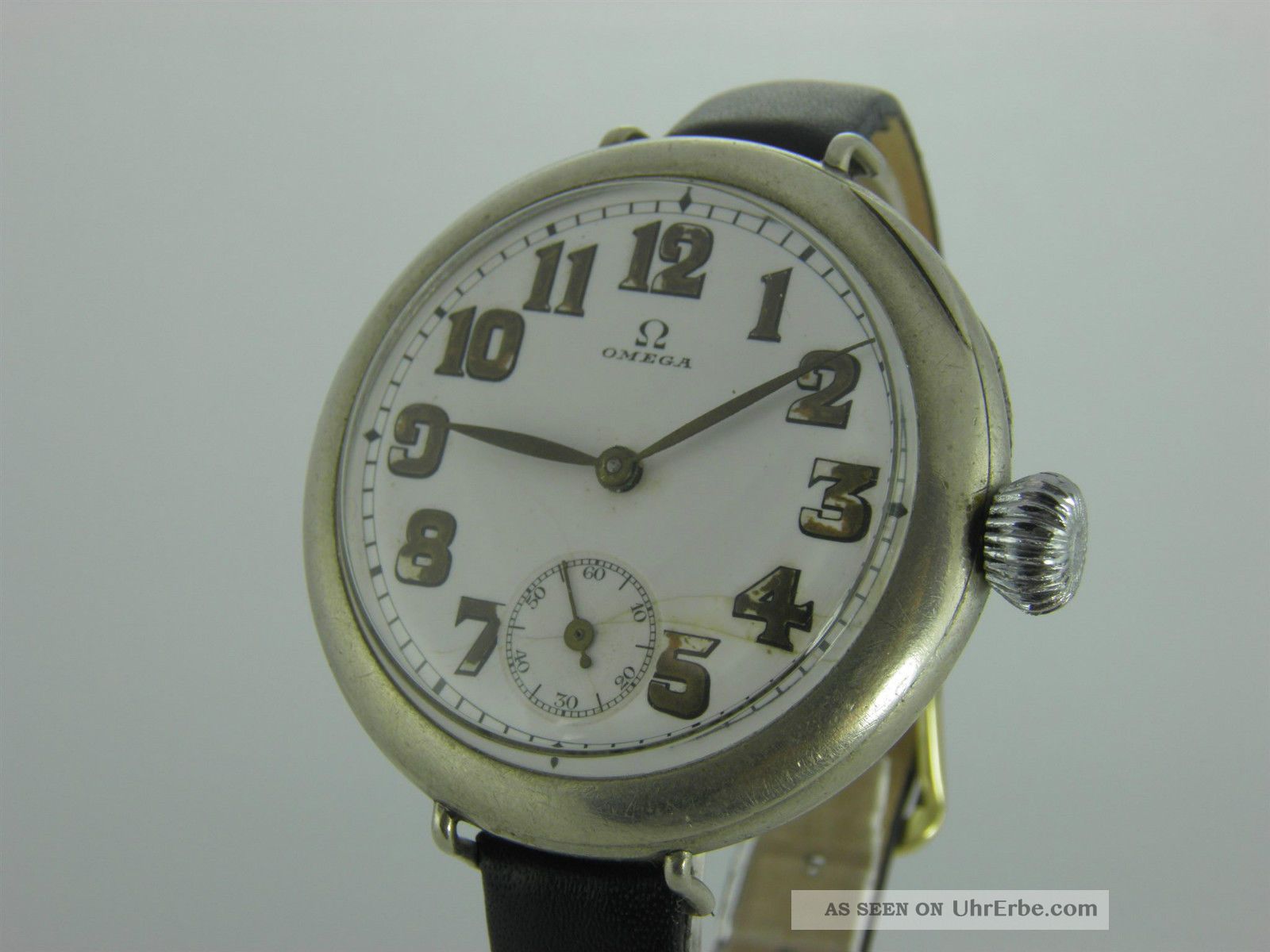 Hau Omega Vintage 1909 Jahre 42 Mm Handaufzug Herrenuhr Armbanduhren Bild