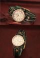 Herren Uhr Damen Armbanduhr Lederarmbanduhr Watch Analog L.  24cm Armbanduhren Bild 9