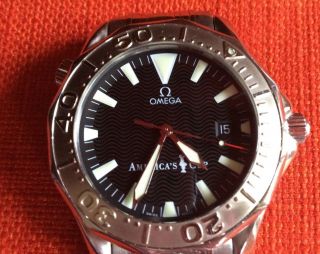 Omega Seamaster America`s Cup Limited Edition 7650/9999 25335000 Papiere 2000 Bild