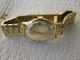 Alte Hau Junghans 17 Jewels Bauhaus - Stil (max Bill) Mit Vergoldetem Armband Armbanduhren Bild 5