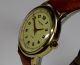 Poljot 17 Jewels 36mm Vergoldete Ussr Russische Uhr Ca.  1970 Vintage Sammlerstück Armbanduhren Bild 2