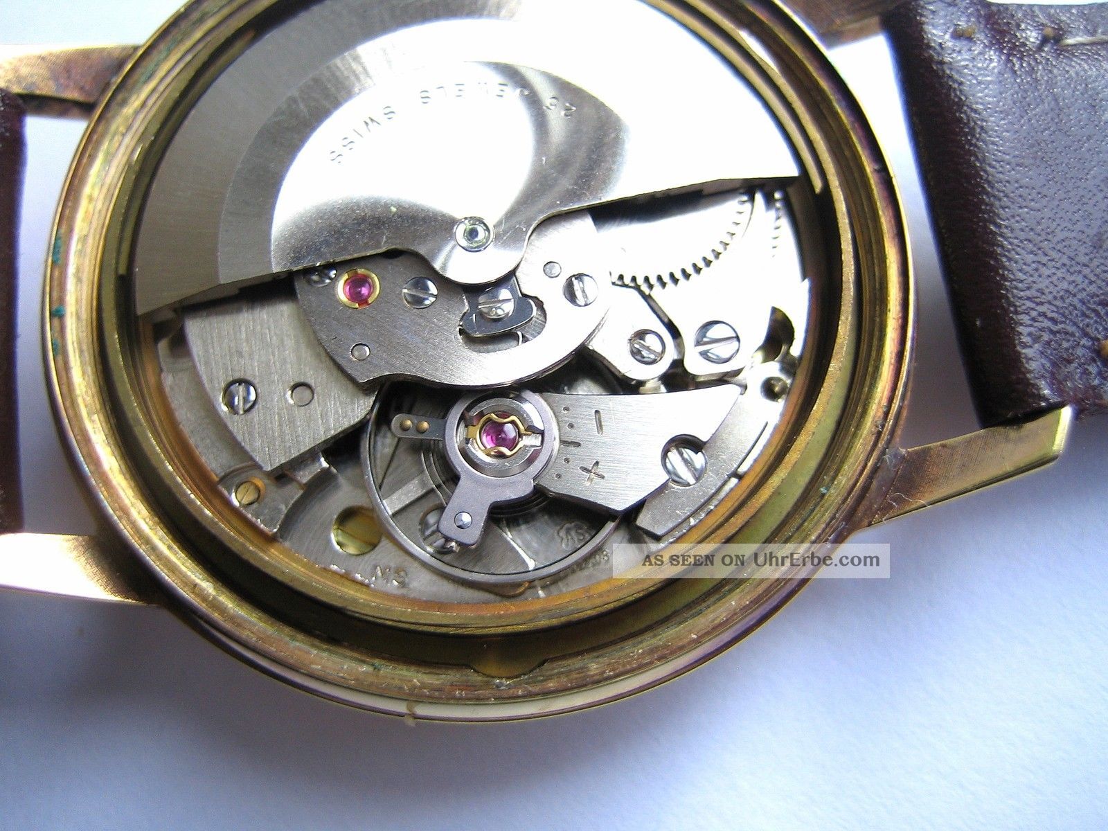 Vintage Watch Oriosa Automatic Swiss Cal As Ms Gold Plaque 10 Automatikuhr Armbanduhren Bild