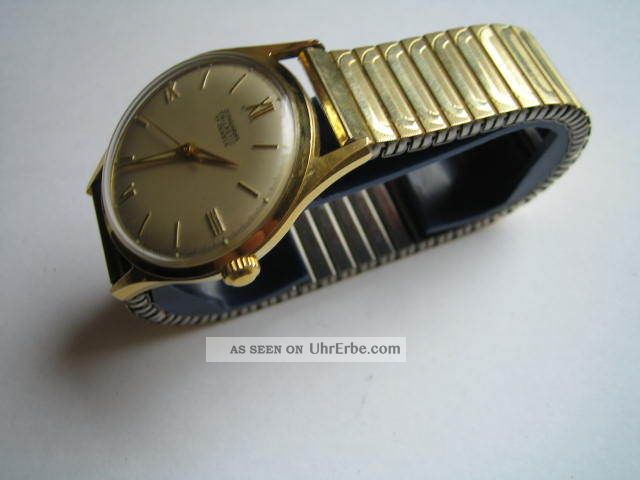 Herren - Armbanduhr Junghans Trilastic 17 Jewels Läuft Armbanduhren Bild