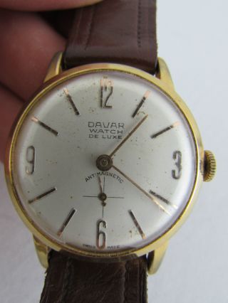 Herrenuhr Davar Watch Deluxe Swiss Made Handaufzug Bild