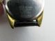 Herrenuhr Dugena Festa Handaufzug Gold Plated Armbanduhren Bild 4
