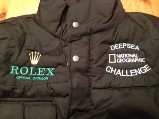 Rolex Deepsea Challenge By National Georgaphic Xxl Weste Bild