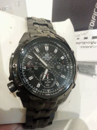 Casio Edifice Ef - 535bk - 1av Reloj Watch Herrenarmbanduhr Montre Orologio Bild