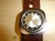 Timex Herrenarmbanduhr 70er Jahre Mit Datumsanzeige Lederarmband Armbanduhren Bild 1