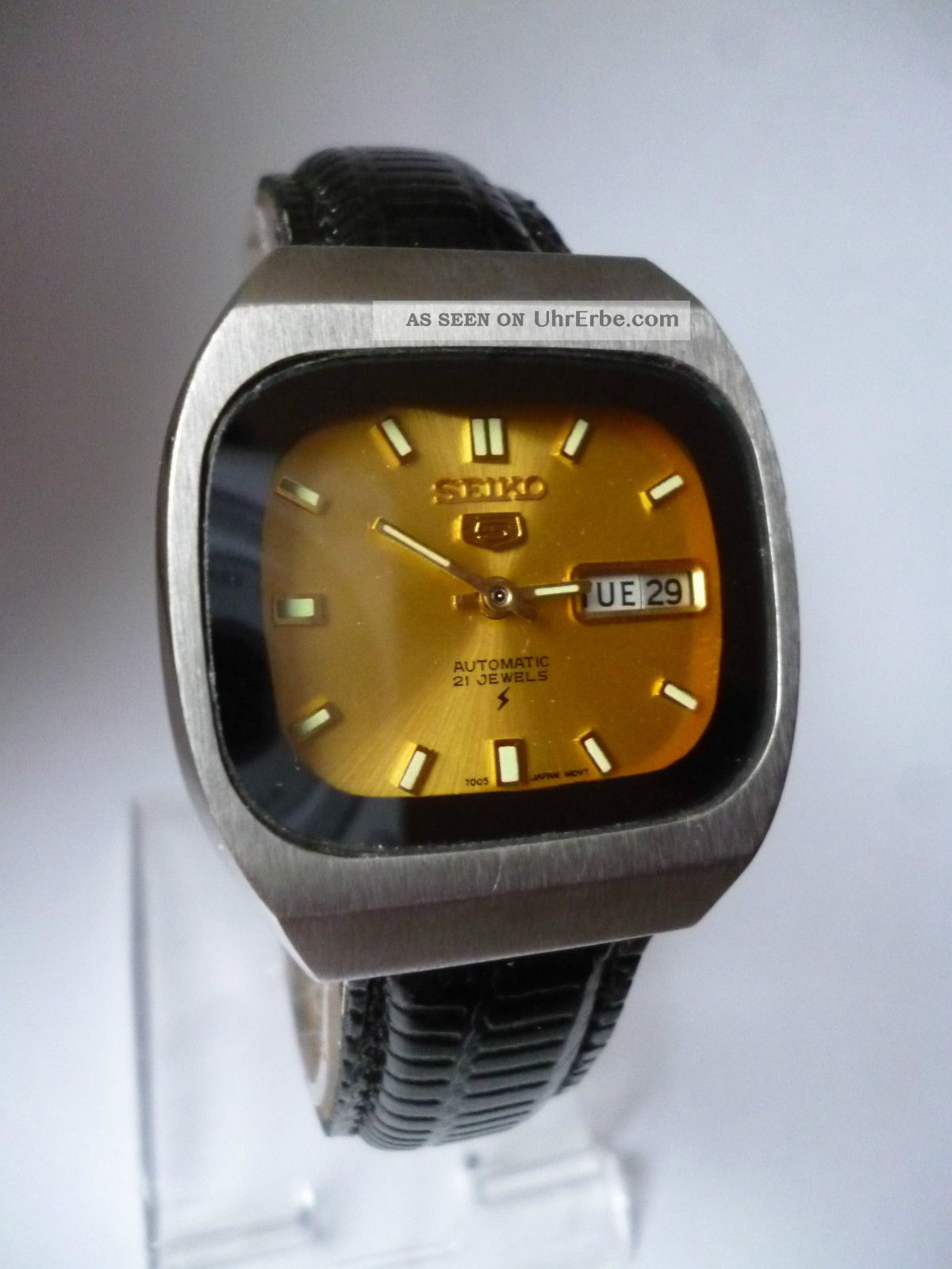 Seiko 5 Gold Eye Day Date Automatik,  Vintage, Armbanduhren Bild