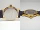 Selective Goldene Herrenuhr Mit Datum & Neuem Lederband Armbanduhren Bild 2