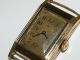 Glashütte Art Deco Formwerk,  40er Rare,  Hau,  Handaufzug,  Wrist Watch,  Vergoldet Armbanduhren Bild 5