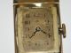 Glashütte Art Deco Formwerk,  40er Rare,  Hau,  Handaufzug,  Wrist Watch,  Vergoldet Armbanduhren Bild 8