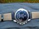 Prince London Uhr,  Silber/rot/ Armband Leder Schwarz Armbanduhren Bild 3