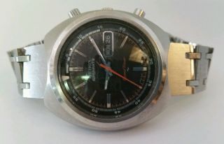 Vintage Seiko 5 Sports Speed Timer Chronograph Edelstahl Hau Bild