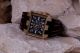 Chronograph Herrenuhr Promado Angolo Schwarz Gold Edelstahl Datum Leder Armbanduhren Bild 1
