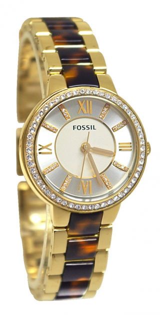 Fossil Es3314 Armbanduhr Für Damen Goldfarben Bild