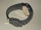 Sportliche Silikon Quarz Armbanduhr Herrenuhr Uhr Chronograph - Schwarz In Ovp Armbanduhren Bild 1