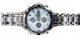 Dual Sportuhr Armbanduhr Wasserdicht,  Datum,  Alarm,  Metallarmband In Titan - Optik Armbanduhren Bild 2