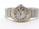 Cartier Santos Ronde Stahl /750 Gold Unisex Box U.  Papiere Armbanduhren Bild 3