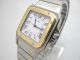 Cartier Santos Carree Gm Stahl /gold Automatik Armbanduhren Bild 3