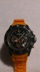 Herrenarmbanduhr,  Chronograph,  Silikon - Armband,  Colour Watch,  Neuwertig Armbanduhren Bild 3