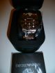 Emporio Armani Chronograph Rosa Braun Ceramic Herren Uhr Ar1610 Armbanduhren Bild 4
