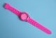 Silikon Armbanduhr Uhr Quarz Rosa Pink Unisex Analog Sport Armbanduhren Bild 1
