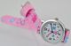 Pallas Kinderarmbanduhr Pink Mit Stoffband Armbanduhr Uhr 7425.  11.  19 Armbanduhren Bild 1