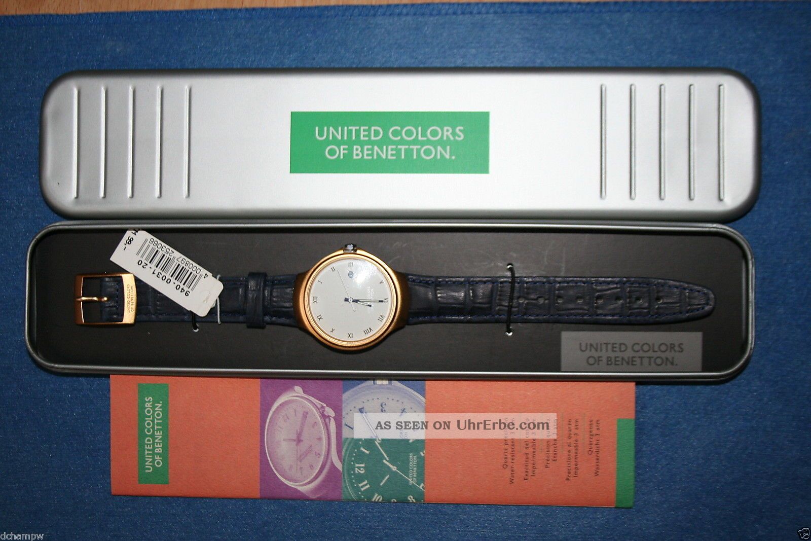 United Colors Of Benetton Herren Armbanduhr M.  Datumsanzeige U.  Römischen Ziffer Armbanduhren Bild