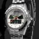 D Herrenuhr - Fliegeruhr Style - Edelstahl Herren Armband Uhr - Wm0014 - Ess Armbanduhren Bild 1