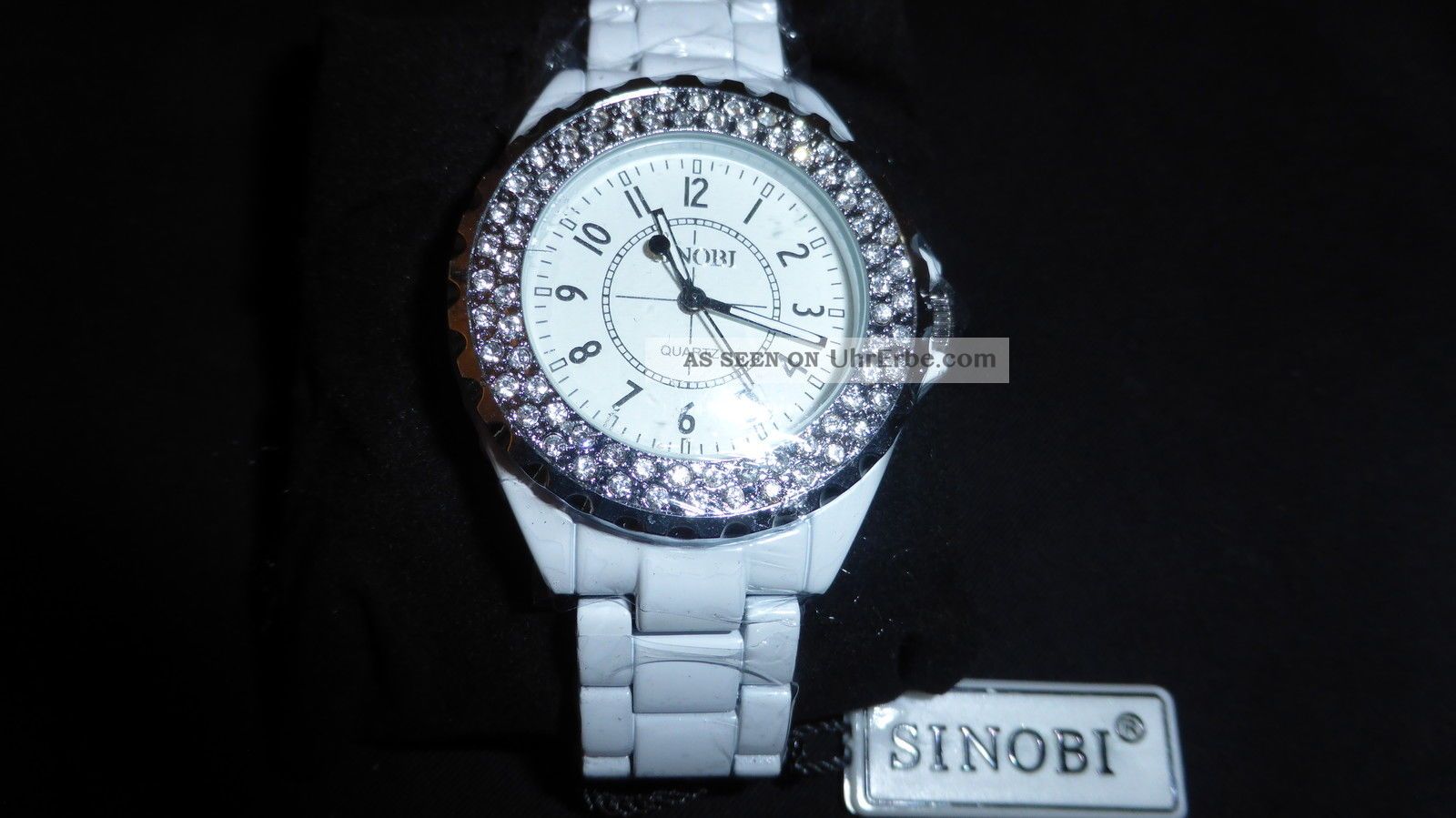 Sinobi Luxus Quarz Analog Damen Armbanduhr Mit Strass,  Sehr Edel Armbanduhren Bild