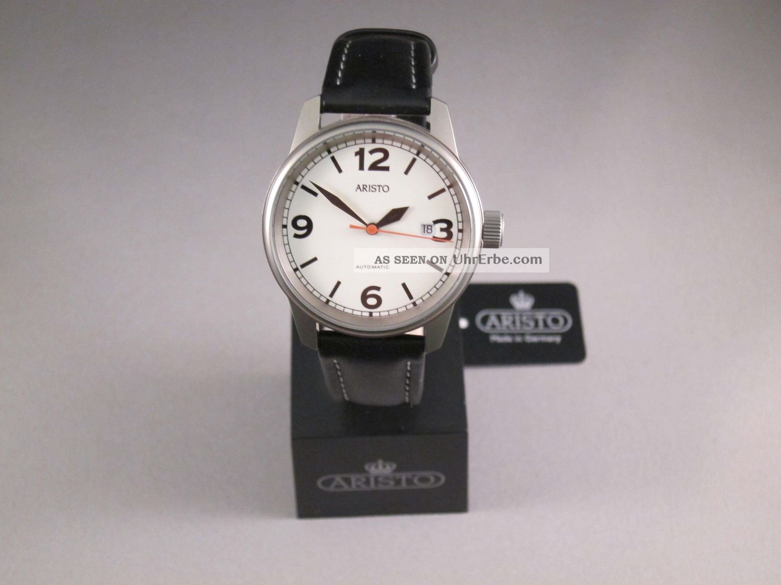 Aristo Uhr 5h69ti - Titan - Fliegeruhr - Leuchtzifferblatt - Automatikwerk Armbanduhren Bild