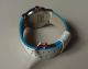 Edc By Esprit Uhr Damenuhr Weiß - Blau Uvp 45,  90€ Ungetragen Lederband Armbanduhren Bild 3