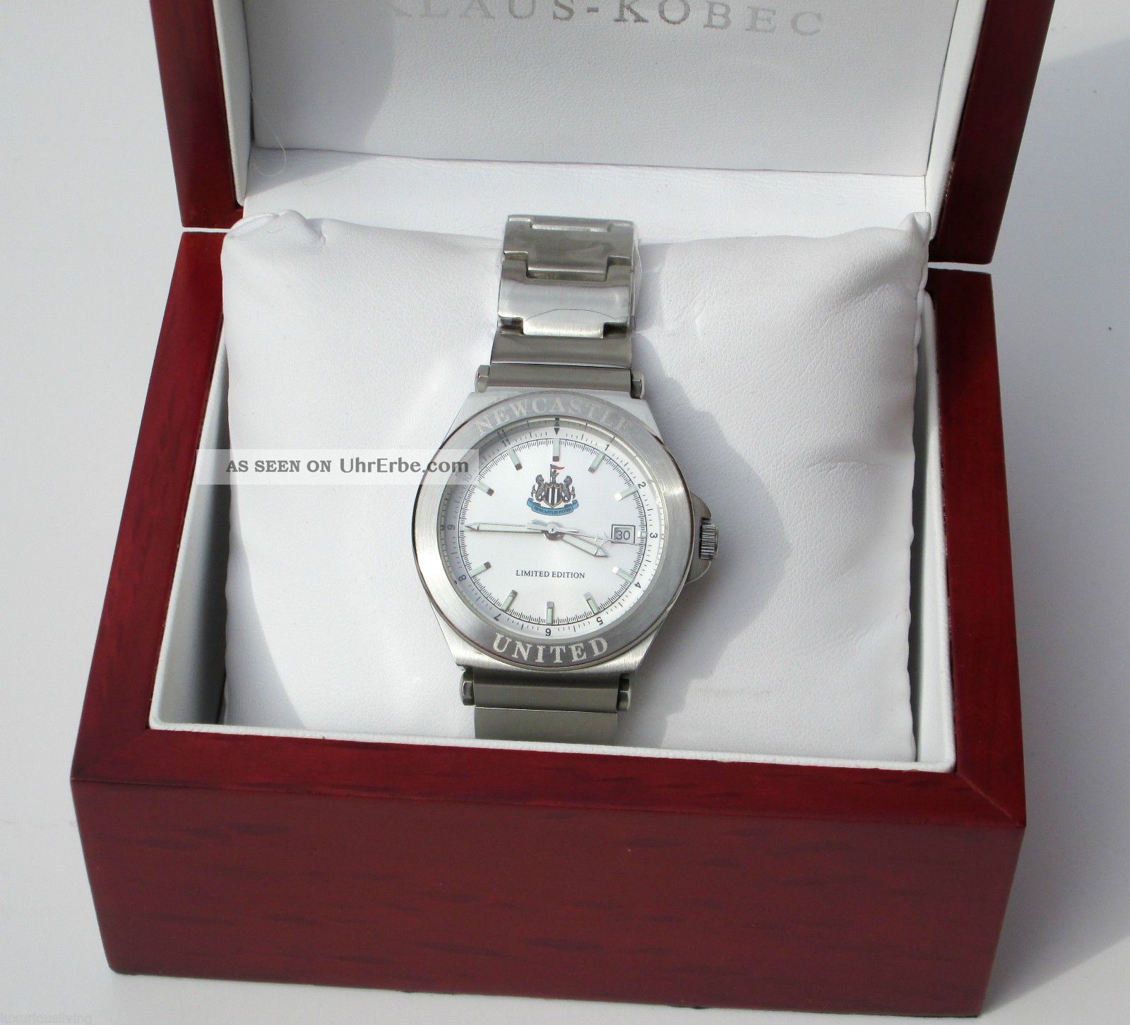 Klaus Kobec Newcastle United Fc Utd Uhr Limited Edition Offizielle Waren Armbanduhren Bild