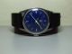Favre Leuba Seaking Geneve Handaufzug Stahl Uhren Watch H511 Blau Armbanduhren Bild 4