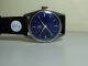 Favre Leuba Seaking Geneve Handaufzug Stahl Uhren Watch H511 Blau Armbanduhren Bild 7