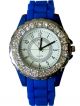 Damen Trend Neon Uhr Silikon Strass Armbanduhr Gummi Damenuhr Sport Strasssteine Armbanduhren Bild 17
