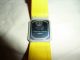Sehr Seltene Casio Film Watch Modul Nr.  2128 Fs - 02 Rot - Gelb,  Spiegelglas Front Armbanduhren Bild 2