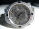 Rolex Day Date Weissgold Pave Zifferblt Mit Saphiren Band Voll Diamanten Armbanduhren Bild 3