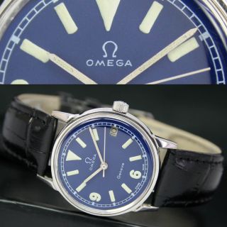 1965s Vintage Omega Geneve Handaufzug Datum Unisex / Damen Uhr Watch Bild