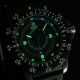 D Fliegeruhr Herren Uhr Schwarz Kautschuk Armband Quarz / Military Royale™ Mr080 Armbanduhren Bild 3