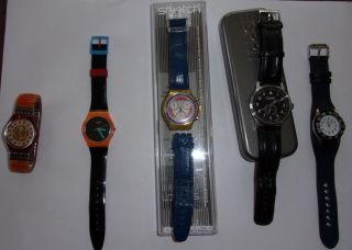 Swatch Uhren,  Esprit Uhr,  Kinderuhr,  Uhrensammlung Bild