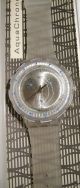 ♥♥ Rar Ausgefallene Transparente Swatch Aquachrono Silber Transparent Uhr Armbanduhren Bild 2