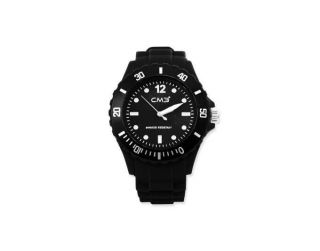 Cm3 Silikon Armband Uhr Herren Schwarz Sport Watch Bild