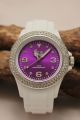 Ice Watch Ipe.  St.  Wpe.  U.  S.  12 Stone White Purple Unisex Weiß Armbanduhren Bild 5