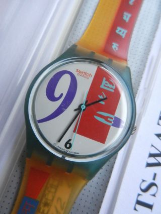 Swatch,  Gent,  Gn112 Bold Face,  Neu/new Bild