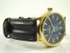 Omax Geneve Uhr - Blaues Zifferblatt,  Wunderschön,  60/70er Jahre Vintage Armbanduhren Bild 1
