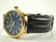 Omax Geneve Uhr - Blaues Zifferblatt,  Wunderschön,  60/70er Jahre Vintage Armbanduhren Bild 2