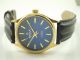 Omax Geneve Uhr - Blaues Zifferblatt,  Wunderschön,  60/70er Jahre Vintage Armbanduhren Bild 3
